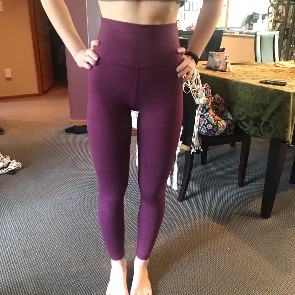 Flexxfit XS Plum Workout Leggings